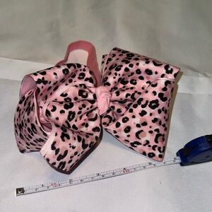 6 inch boutique hair bow with elastic head band